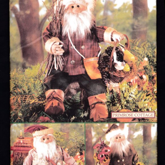 1997 Butterick pattern #5030 Craft Woodland Elves 26" Primrose Cottage Uncut - Picture 1 of 1